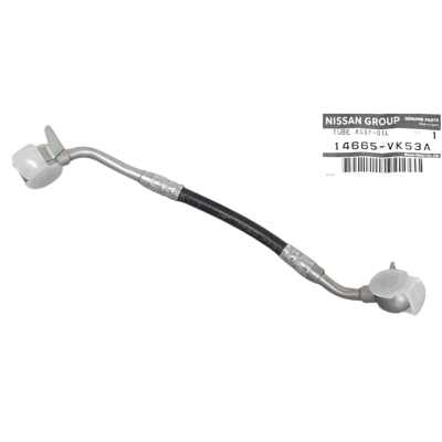 NISSAN NAVARA D40 2.5 D 04- PRZEWÓD OLEJOWY PODSTAWY FILTRA POMPY VACUM OE 14665-VK53A